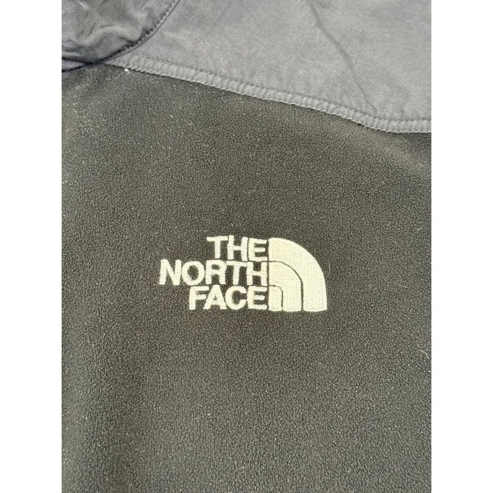 Vintage The North Face Gore Windstopper Fleece Jacket Mens Large Black Full Zip